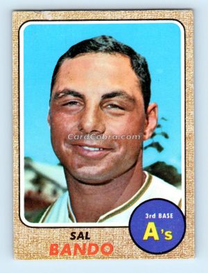 1968 Topps #146 Sal Bando Oakland Athletics