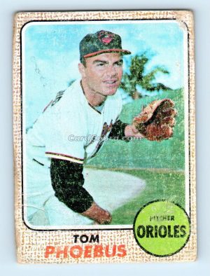 1968 Topps #97 Tom Phoebus Baltimore Orioles