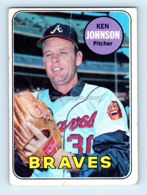 1969 Topps #238 Ken Johnson Atlanta Braves