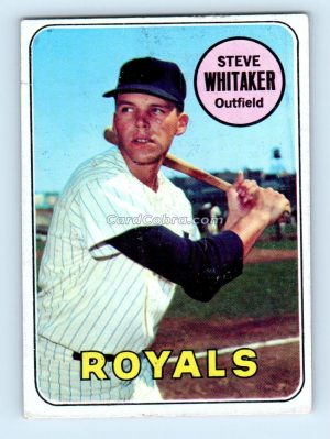 1969 Topps #71 Steve Whitaker Kansas City Royals