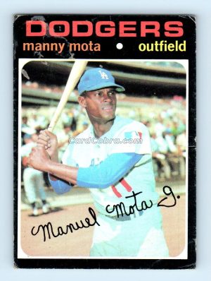 1971 Topps #112 Manny Mota Los Angeles Dodgers