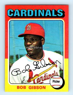 1975 Topps #150 Bob Gibson St. Louis Cardinals