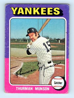 1975 Topps #20 Thurman Munson New York Yankees