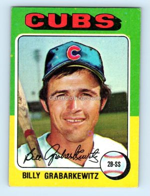 1975 Topps #233 Billy Grabarkewitz Chicago Cubs