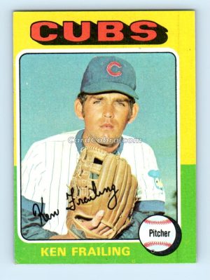 1975 Topps #436 Ken Frailing Chicago Cubs