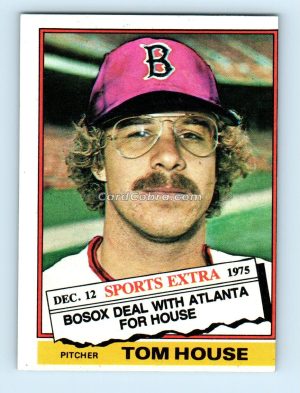 1976 Topps Traded #231T Tom House Boston Red Sox