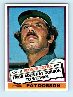 1976 Topps Traded #296T Pat Dobson Cleveland Indians