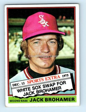 1976 Topps Traded #618T Jack Brohamer Chicago White Sox