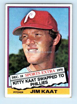 1976 Topps Traded #80T Jim Kaat Philadelphia Phillies