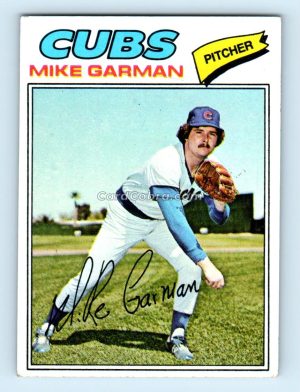 1977 Topps #302 Mike Garman Chicago Cubs