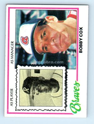 1978 Topps #93 Bobby Cox Atlanta Braves