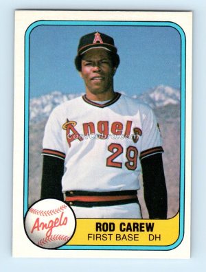 1981 Fleer #268 Rod Carew California Angels