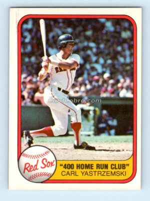 1981 Fleer #638 Carl Yastrzemski Boston Red Sox