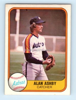 1981 Fleer #64 Alan Ashby Houston Astros