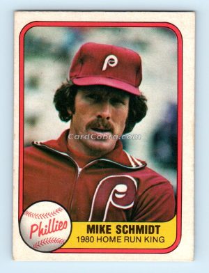 1981 Fleer #640 Mike Schmidt Philadelphia Phillies