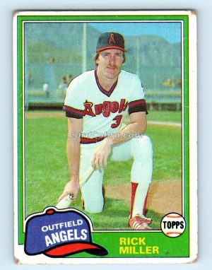 1981 Topps #239 Rick Miller California Angels