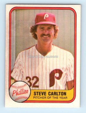 1981 Topps #6 Len Barker/Steve Carlton Cleveland Indians/Philadelphia Phillies