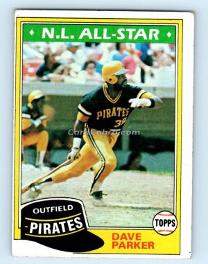 1981 Topps #640 Dave Parker Pittsburgh Pirates