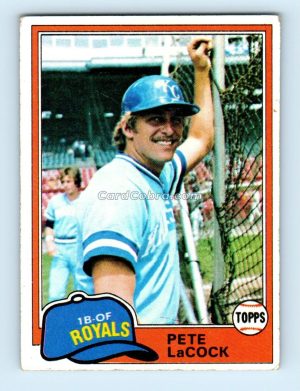 1981 Topps #9 Pete LaCock Kansas City Royals