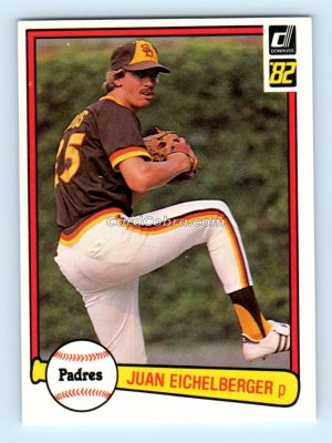 1982 Donruss #422A Juan Eichelberger San Diego Padres