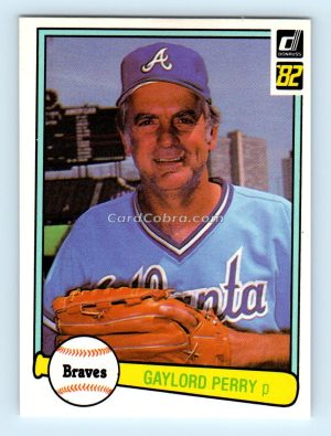 1982 Donruss #543 Gaylord Perry Atlanta Braves