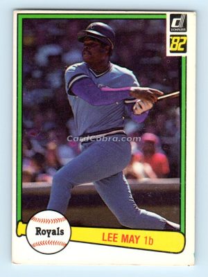 1982 Donruss #570 Lee May Kansas City Royals