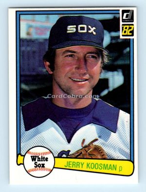 1982 Donruss #603 Jerry Koosman Chicago White Sox