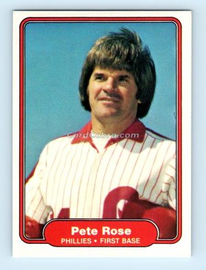 1982 Fleer #256 Pete Rose Philadelphia Phillies