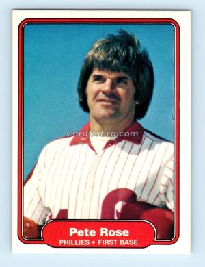 1982 Fleer #256 Pete Rose Philadelphia Phillies