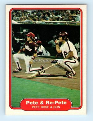 1982 Fleer #640 Pete Rose Philadelphia Phillies