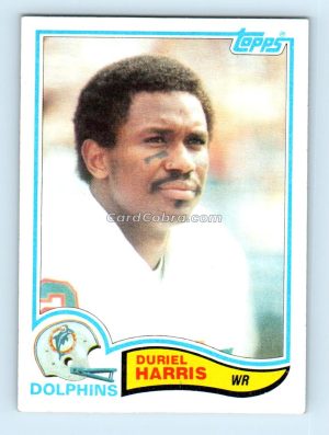 1982 Topps #131 Duriel Harris Miami Dolphins