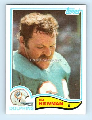 1982 Topps #134 Ed Newman Miami Dolphins