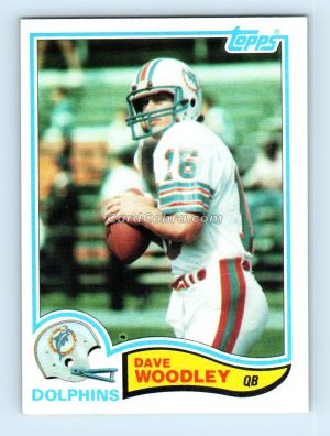 1982 Topps #140 David Woodley Miami Dolphins