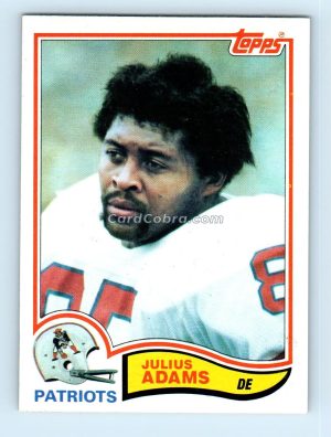 1982 Topps #142 Julius Adams New England Patriots