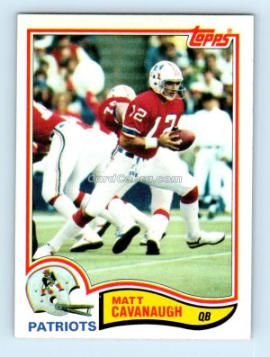 1982 Topps #144 Matt Cavanaugh New England Patriots