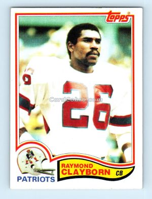 1982 Topps #145 Raymond Clayborn New England Patriots