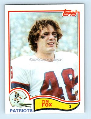 1982 Topps #148 Tim Fox New England Patriots