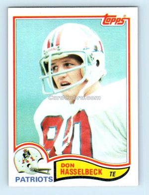 1982 Topps #152 Don Hasselbeck New England Patriots