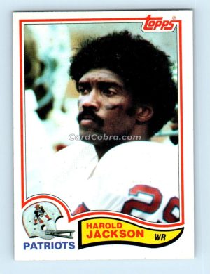 1982 Topps #154 Harold Jackson New England Patriots