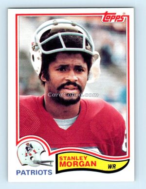 1982 Topps #156 Stanley Morgan New England Patriots