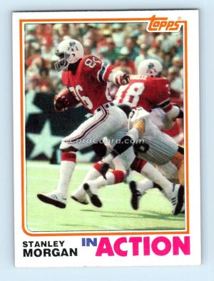 1982 Topps #157 Stanley Morgan New England Patriots