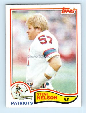 1982 Topps #158 Steve Nelson New England Patriots