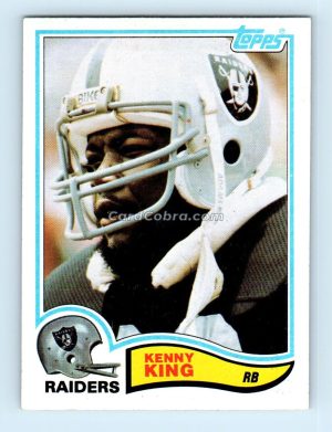 1982 Topps #193 Kenny King Oakland Raiders