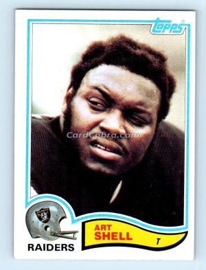 1982 Topps #198 Art Shell Oakland Raiders