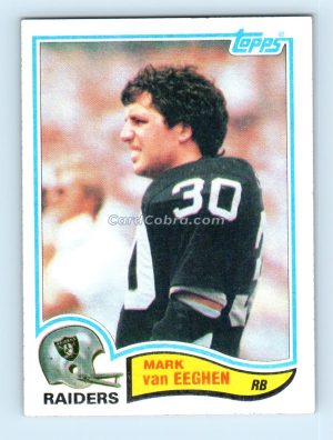 1982 Topps #199 Mark Van Eeghen Oakland Raiders