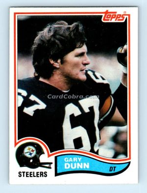 1982 Topps #209 Gary Dunn Pittsburgh Steelers Rookie Card