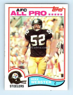 1982 Topps #222 Mike Webster Pittsburgh Steelers