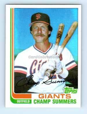 1982 Topps Traded #115T Champ Summers San Francisco Giants