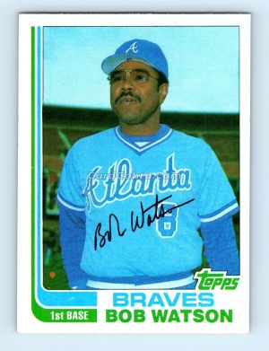 1982 Topps Traded #125T Bob Watson Atlanta Braves