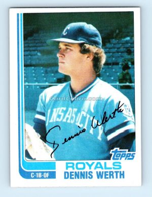 1982 Topps Traded #126T Dennis Werth Kansas City Royals